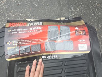 Motor Trend All-Weather 3-Piece Floor Mats (Black) - New in Package!