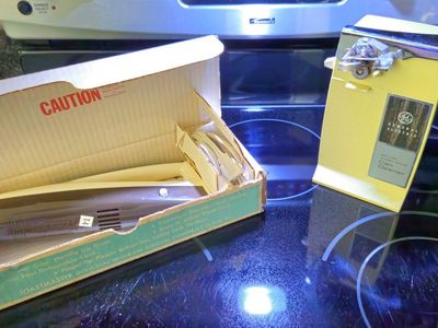 Vintage Can Opener and Electric Knife