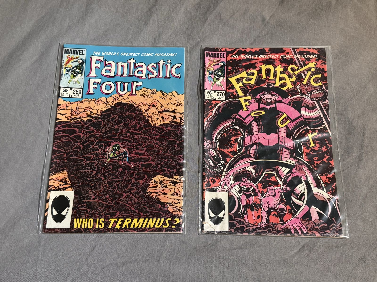 Fantastic Four #269 270 (Marvel Comics August 1984) Terminus Appearance Comic  Cover