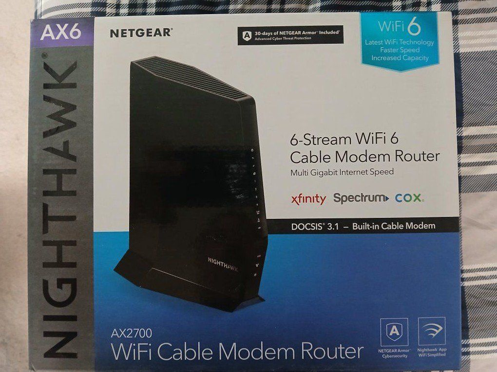 Netgear night hawk A6  and netgear AC1750 ?odem&r[