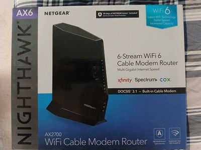 Netgear night hawk A6 and netgear AC1750 ?odem&r[