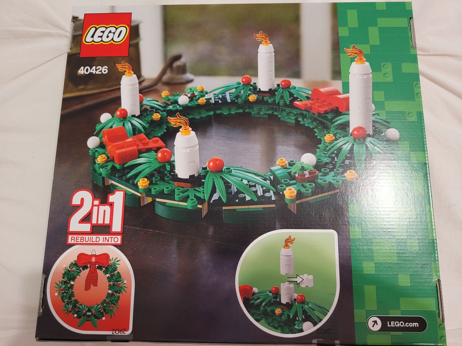 New Sealed Lego Christmas Wreath 2 in 1