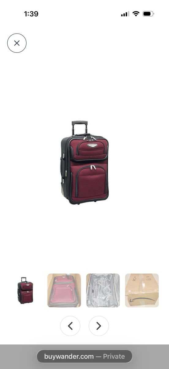 Travelers Select Amsterdam Softside Expandable Rolling Luggage.