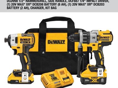 DEWALT 20V MAX CR Cordless Drill Combo