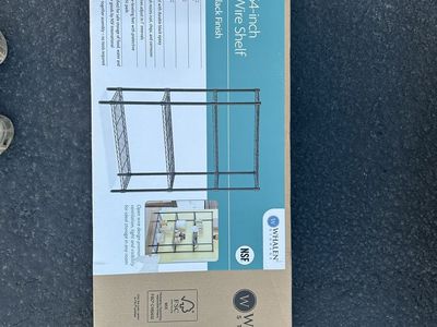 Whalen Storage 54-inch Wire ShelfAdjustable Shelves. BRAND NEW IN BOX