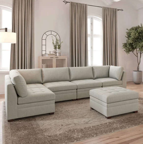 4TH OF JULY HOME EVENT | THOMASVILLE TISDALE BEIGE SECTIONAL
