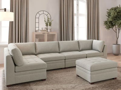 4TH OF JULY HOME EVENT | THOMASVILLE TISDALE BEIGE SECTIONAL