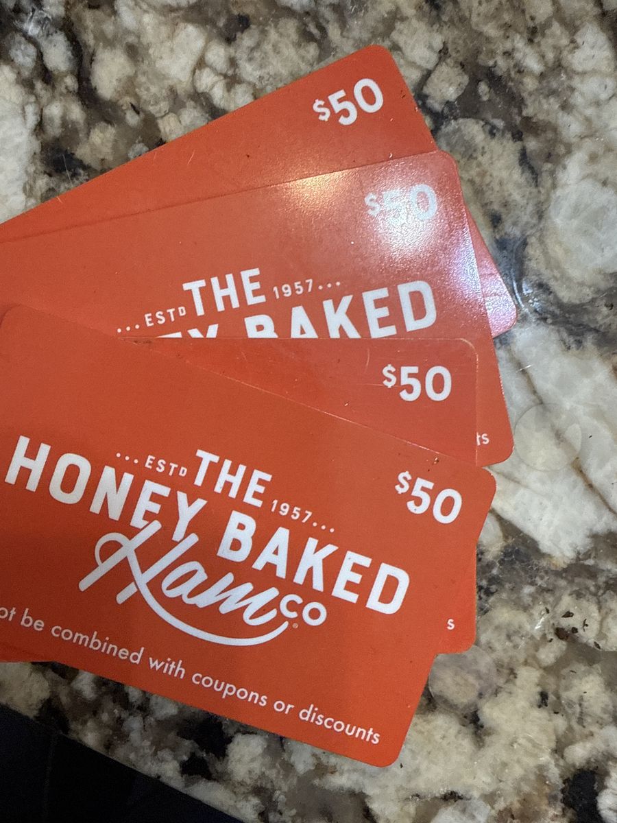 $200 honey baked ham GC
