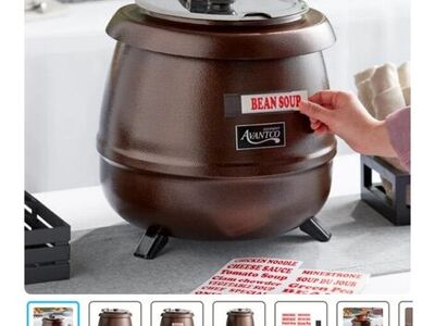 Copper Soup Kettle Warmer