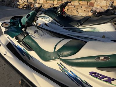 1997 & 2001 3 Seater Jet Skis and Trailer
