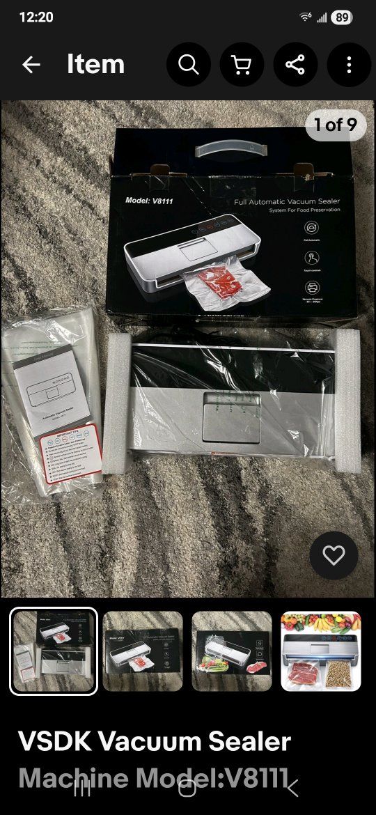 VSDK Vacuum Sealer Machine Model:V8111