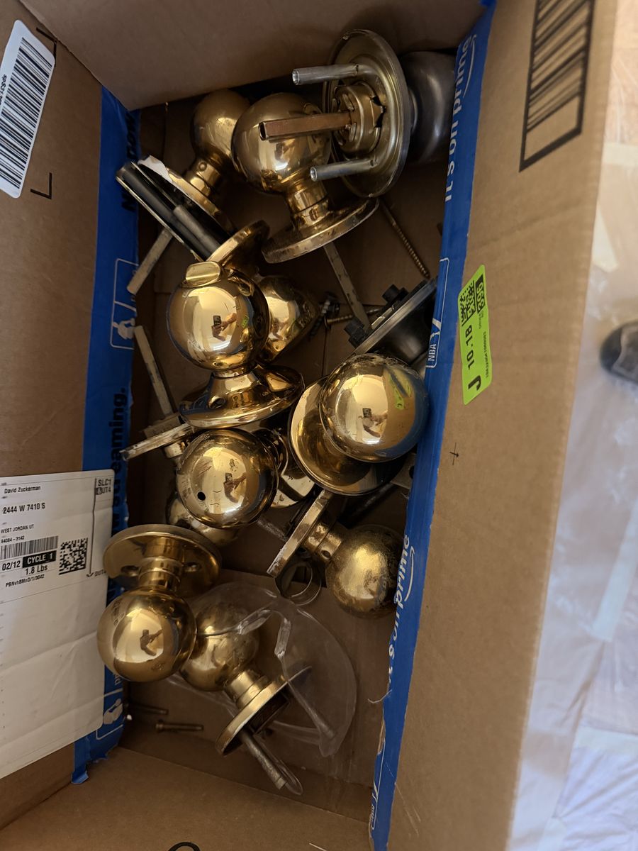 Brass Door Knobs