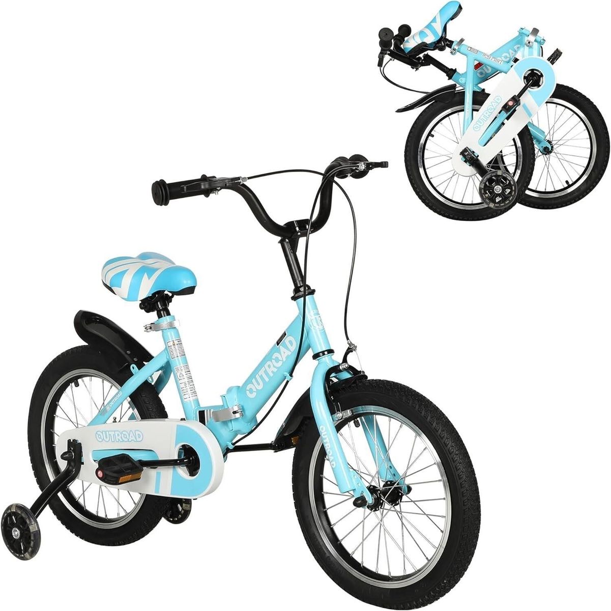 SUNCROWN Foldable Kids Bike 14in
