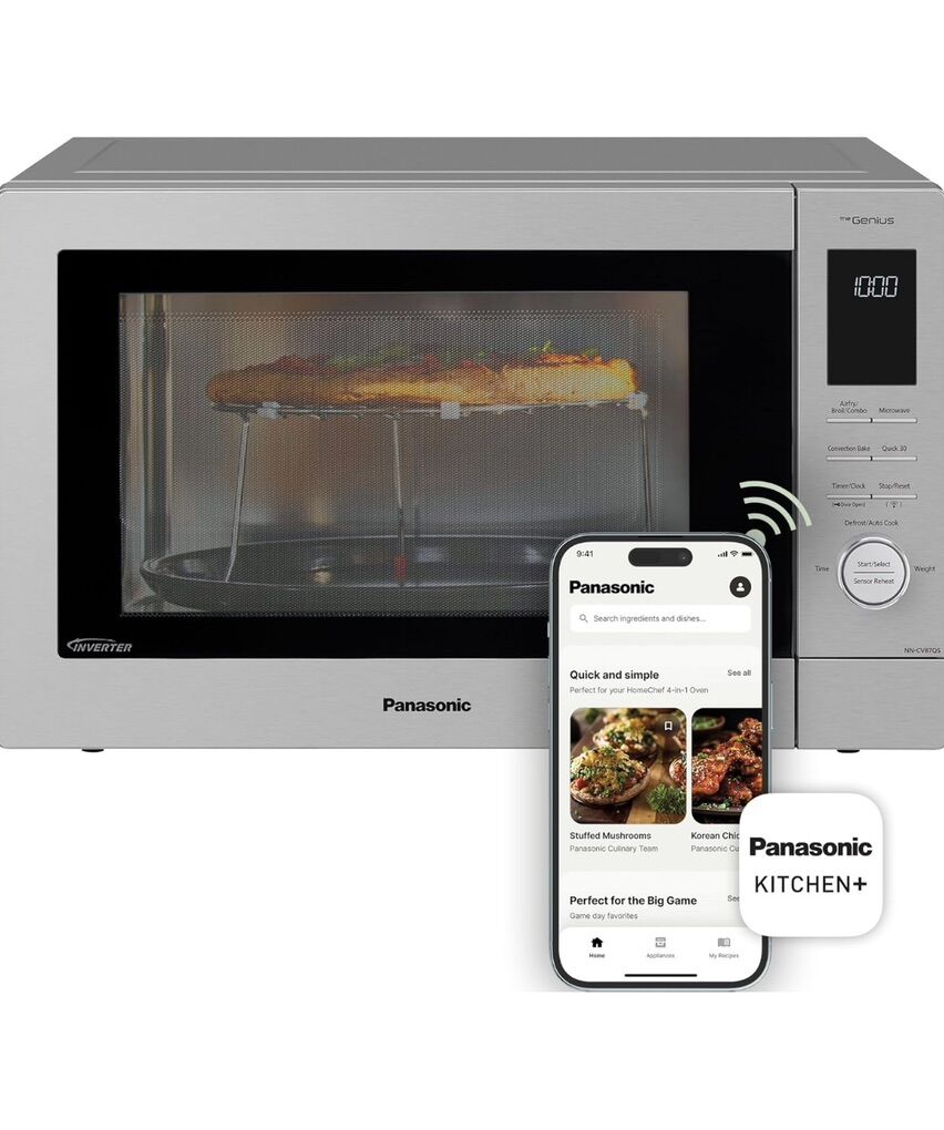 New Panasonic HomeChef Connect Microwave Oven
