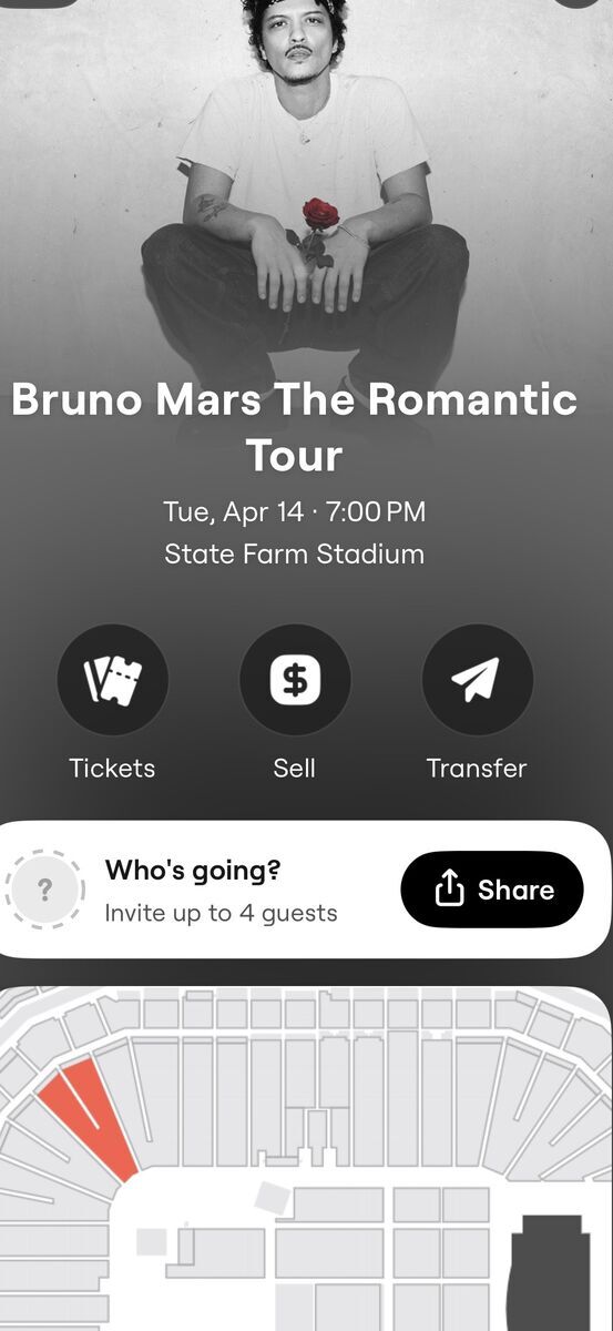 Bruno Mars in Phoenix