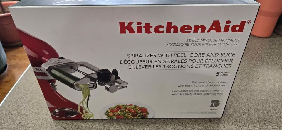 KitchenAid Spiralizer Attachment (5‑Blade Set) – New in Box