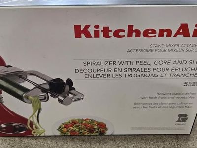 KitchenAid Spiralizer Attachment (5‑Blade Set) – New in Box