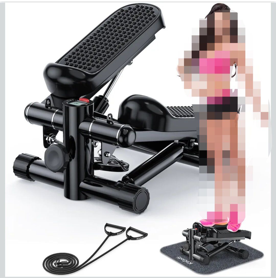 Stepper with Resistance Bands