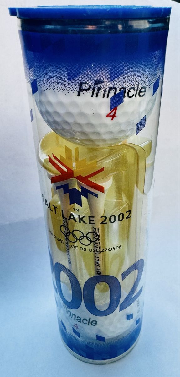 Salt Lake City 2002 Olympic Pinnacle golf ball set