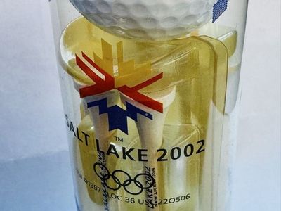 Salt Lake City 2002 Olympic Pinnacle golf ball set