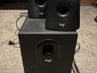 Logitech Z313 2.1 Channel Speaker System with Subwoofer and Control Pod - Black