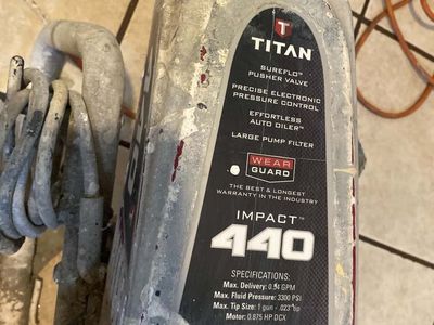 TITAN Impact 440 Airless Paint Sprayer - 0.54 GPM, 3300 PSI - For Professional Painting