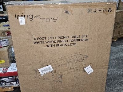 Living & More 3-Pc Picnic Table Set
