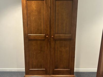 Solid wood armoire