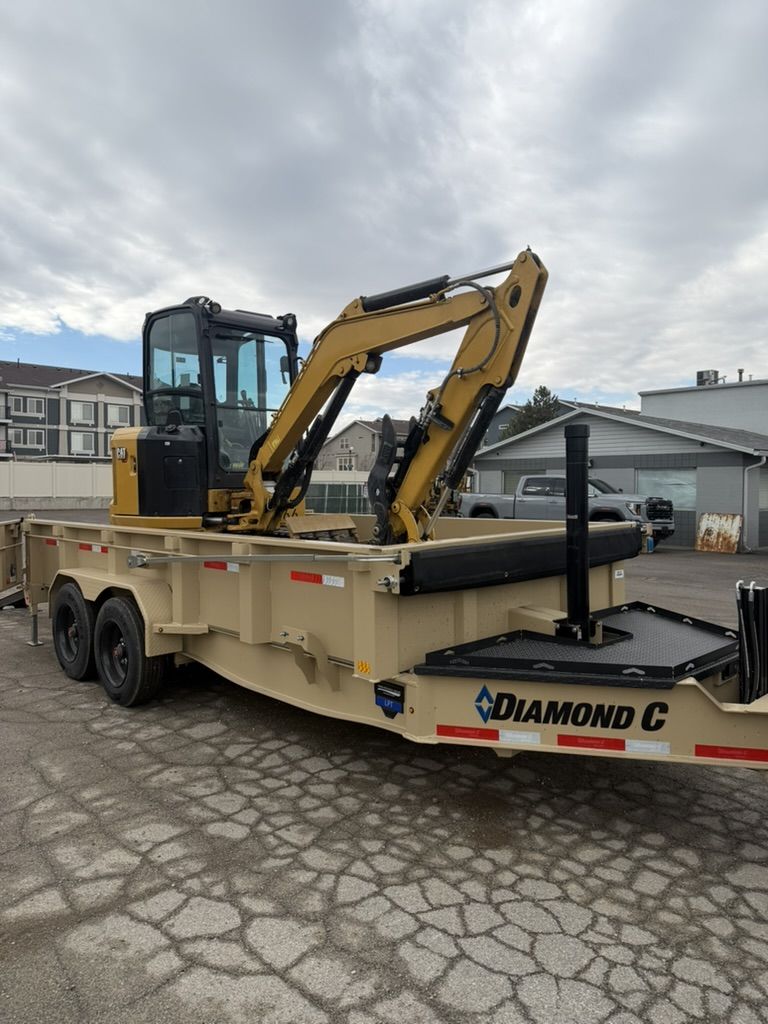 Mini Excavator + Dump Trailer – Digging & Hauling Package - Cat 3.5 Ton and dump trailer