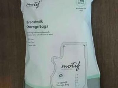 Breast Milk Storage Bags full unopened