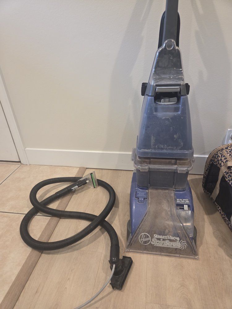 Hoover SteamVac SpinScrub Carpet Cleaner with Hose Attachment - Used Condition