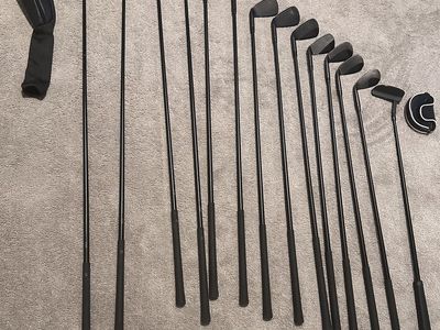 (Used) All Black 14 Club Stix Set - No Bag