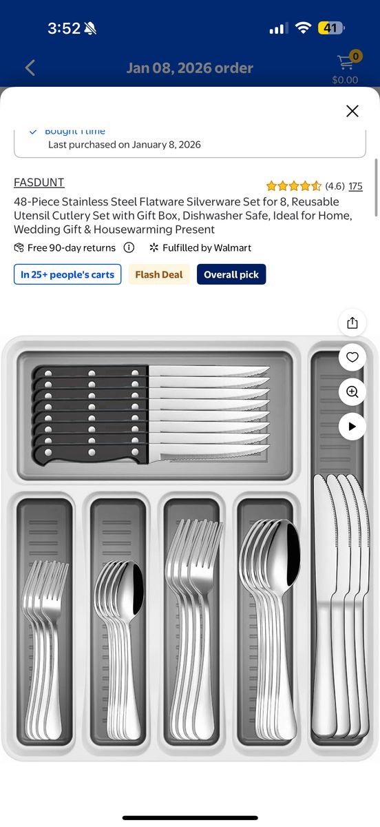 Flatware Silverware Set Utinsels Cutlery Knives