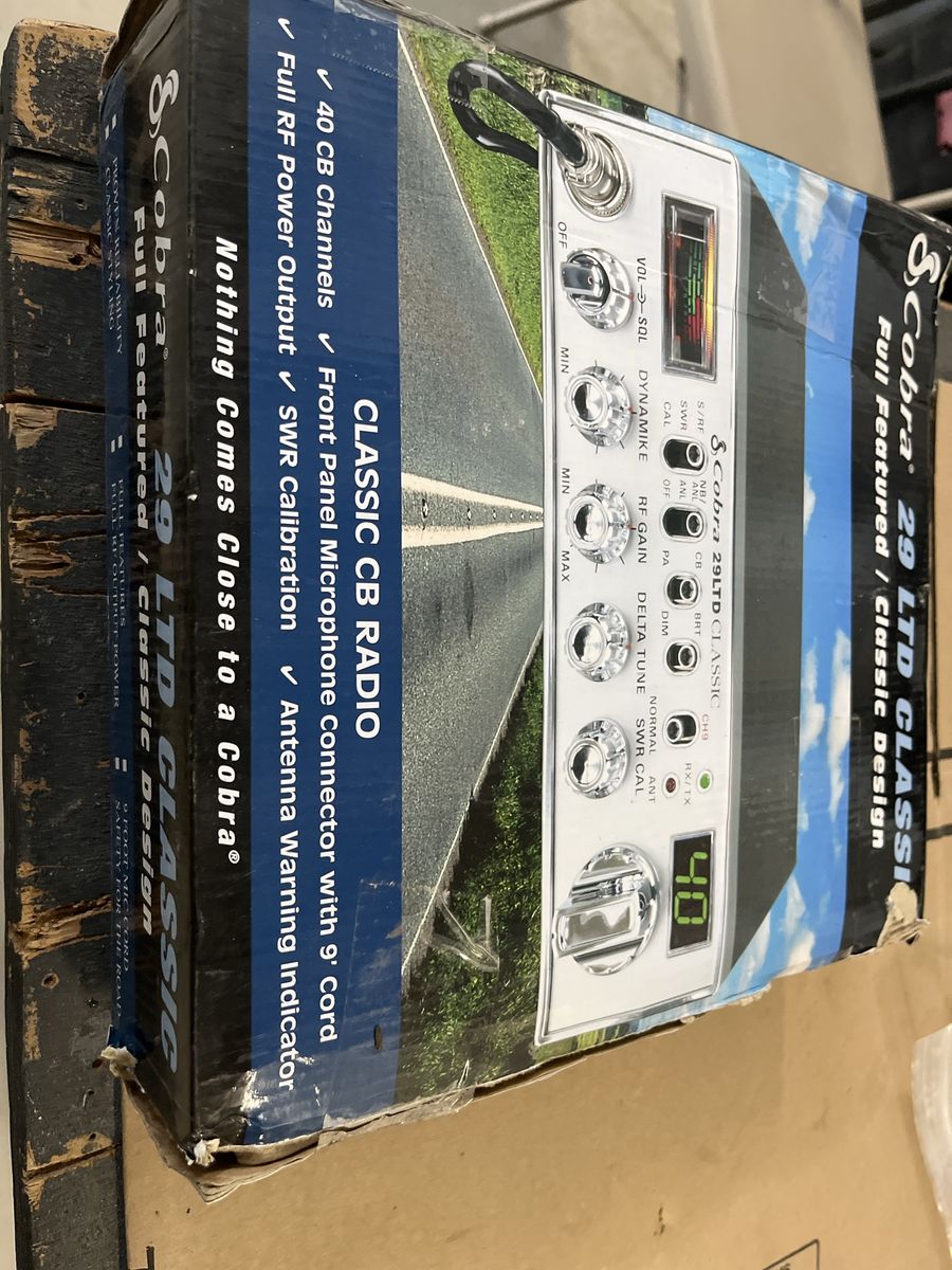 Cobra 29 LTD Classic CB Radio - 40 Channels, SWR Calibration, Antenna Warning Indicator