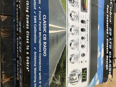 Cobra 29 LTD Classic CB Radio - 40 Channels, SWR Calibration, Antenna Warning Indicator