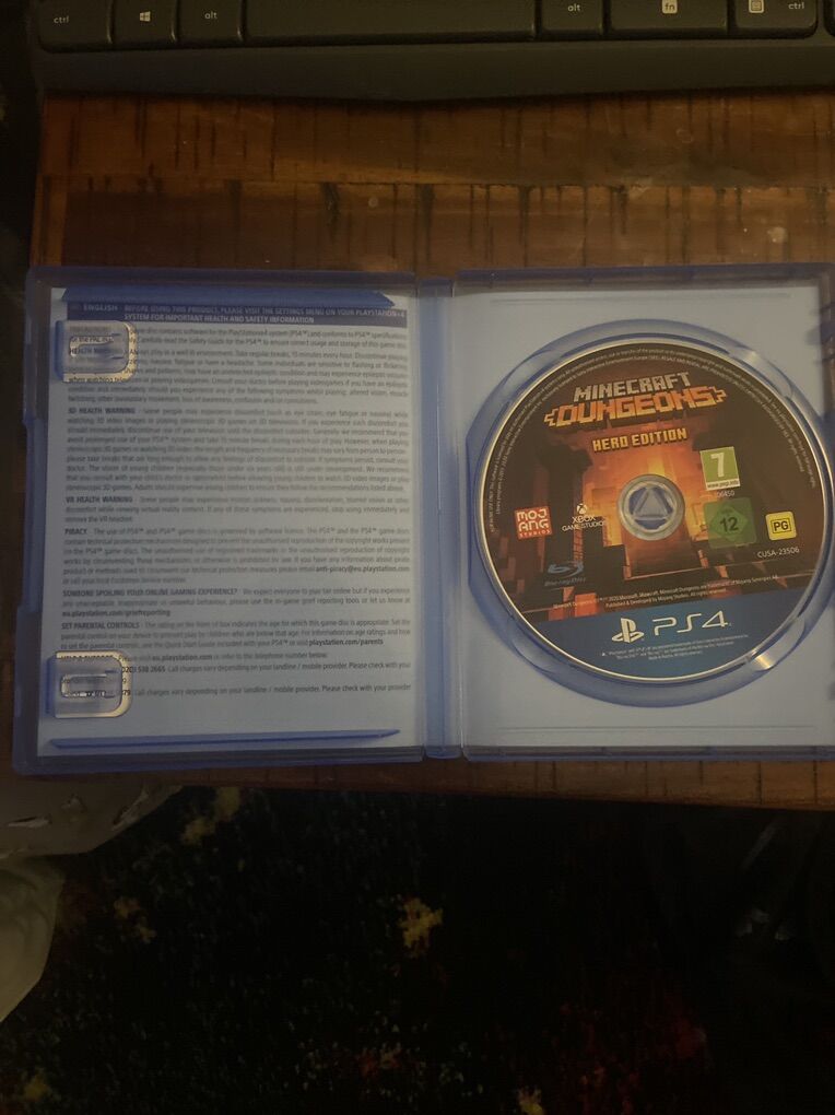 Minecraft Dungeons Ps4 Hero Editon