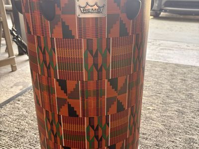 Remo 12” Tunable Tubano – Kinte Cloth Finish