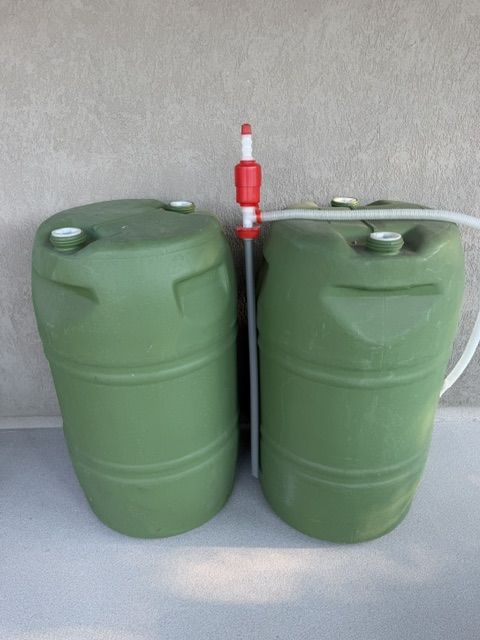 2 New Water Storage Barrels