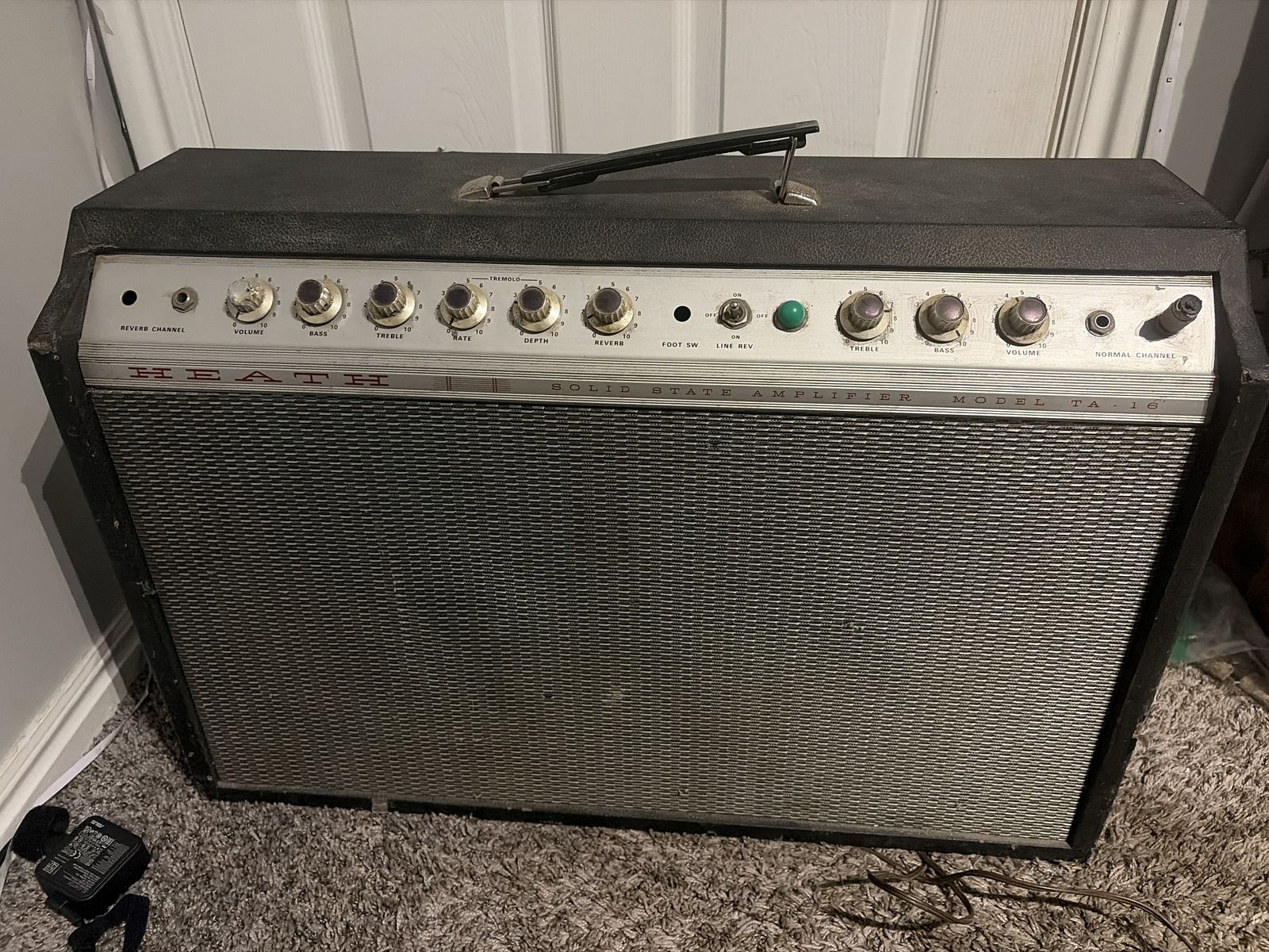 vintage 60s Heathkit TA-16 Starmaker combo amp