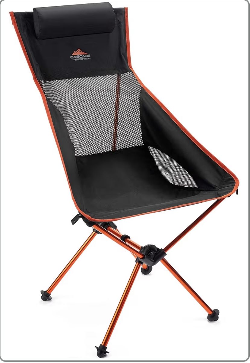 CASCADE MOUNTAIN TECH ULTRALIGHT PACKABLE HIGH-BACK CHAIRS