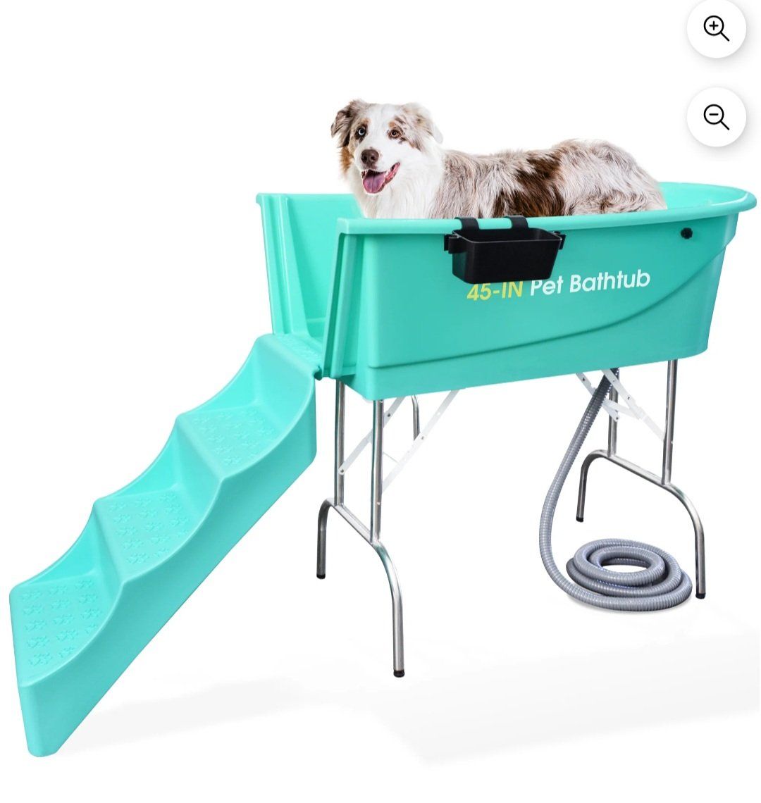 PET GROOMING BATHTUB W/STAIRS