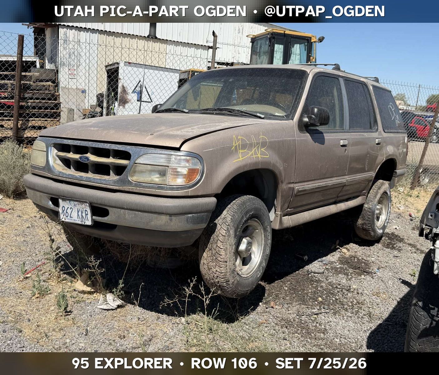 Just In! 1995 Ford Explorer Parts - UTPAP Ogden