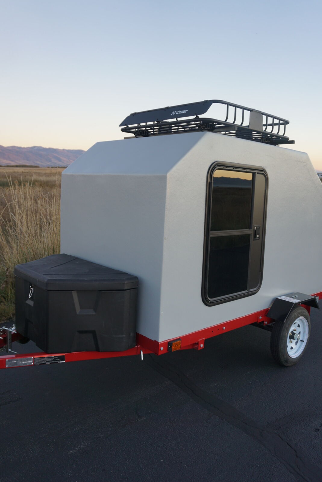 Custom Fiberglass Teardrop Camper Trailer