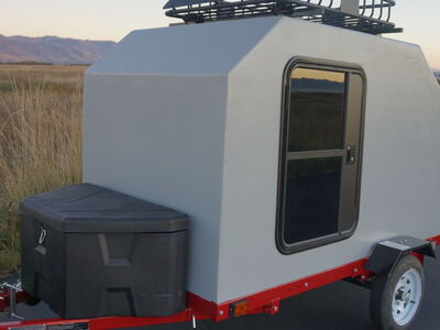 Custom Fiberglass Teardrop Camper Trailer