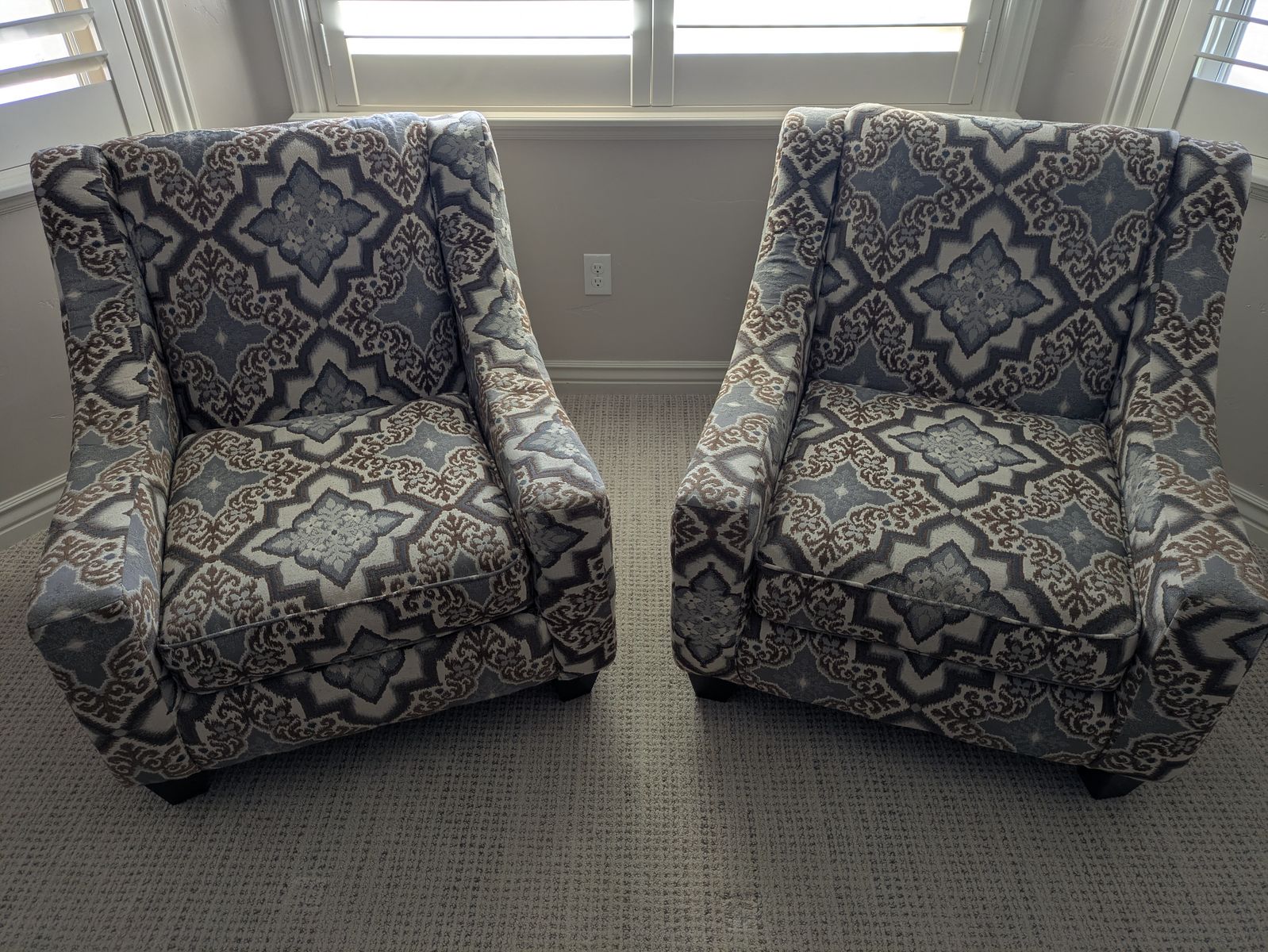 2 Single Accent Chairs