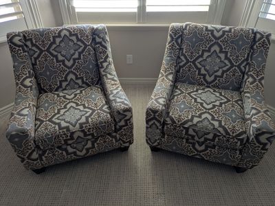 2 Single Accent Chairs