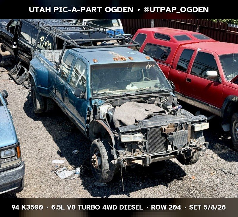 1994 Chevrolet K3500 Parts - UTPAP Ogden