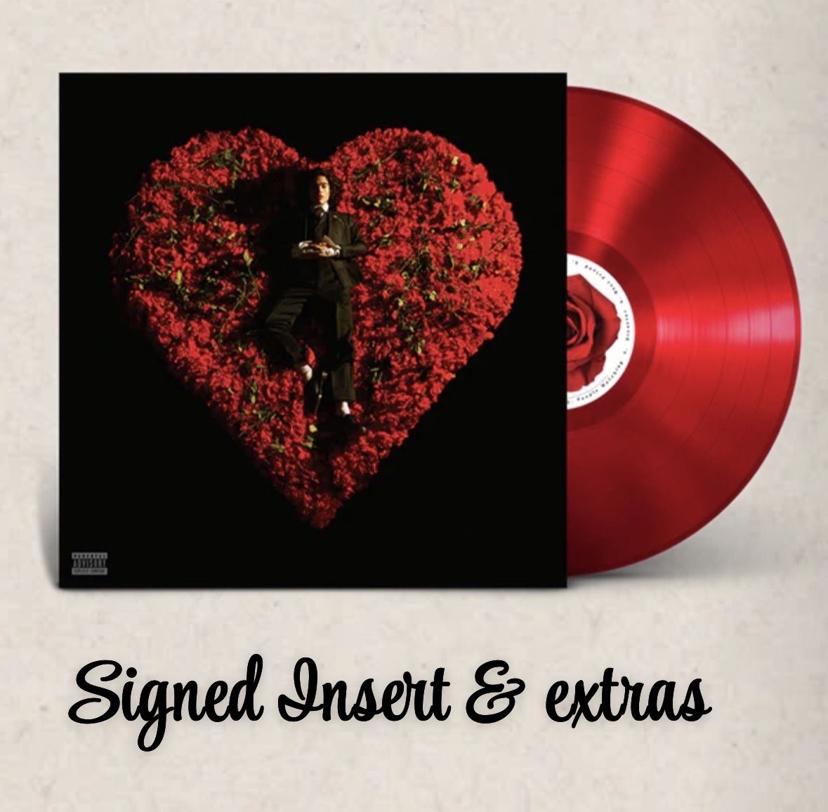 Conan Gray-SIGNED Superache Red Vinyl LP-SEALED