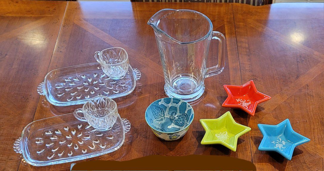 Lot of Fancy Serving Dishes or Home Decor...Everything for $15