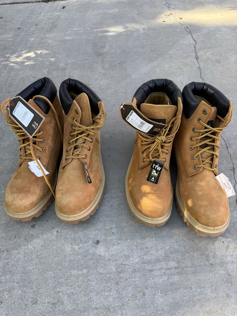 Timberland PRO Direct Attach 6" steelToe Wheat Work Boots Men's Size 11W-Boot Barn (Brand New price $169.99) $150 per pair…